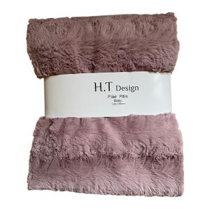 HT Design Bibbi Fuskpäls Rosa (130x160cm)