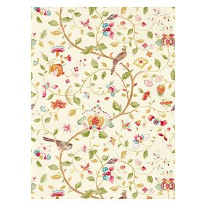 Sanderson Arboretum Aril's Garden Olive/Mulberry tapet 217238