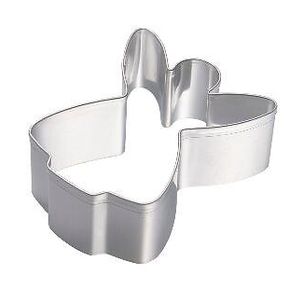 Modern House Pepperkakeform Engel Sølv