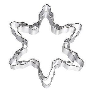 Modern House Pepperkakeform 2 stk Stjerne Sølv