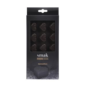 Modern House Smak Chokladform Hjärtan 21x11 cm Brun
