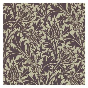 Morris & Co. Compendium II Thistle Mulberry Linen (210482)