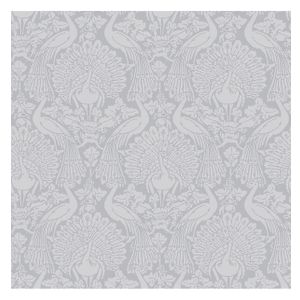 Laura Ashley Tapet Peacock Damask Pale Slate Non Woven 114911