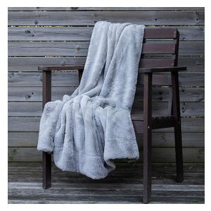 HT Design Rabbit Fuskpäls Grå (130x160cm)