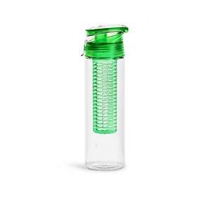 Sagaform Flaska med fruktkolv, grön 750ml