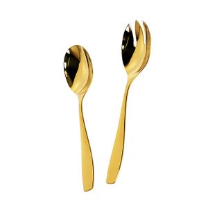 Modern House Golden Rose Salladsbestick 2 delar Guld