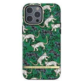 Richmond & Finch iPhone 13 Pro Skal Green Leopard