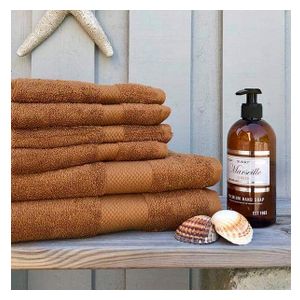 HT Design Cotton Club Handduk Konjak 50x70