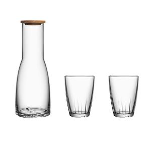 Kosta Boda Bruk Karaff 135cl Med 2 Dricksglas 20cl