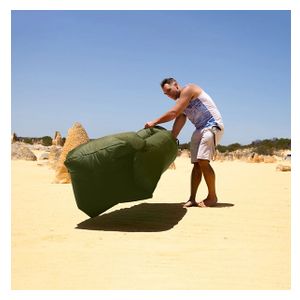 SoftyBag Uppblåsbar Loungesoffa Svart